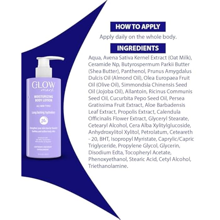 glowmark Moisturizing Body Lotion For All Skin Types 200 ml With Guasha Gift - Image 5