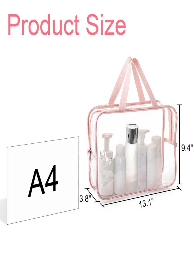 Fasmov 8 Packs Large Toy Storage Bags, 8 Colors PVC Organizers Toy Bags, Travel Organizer Bags Reusable Toy Organizer Pouch with Zipper for Building Blocks, Puzzle, Small Toys and Handmade Accessories - Image 2