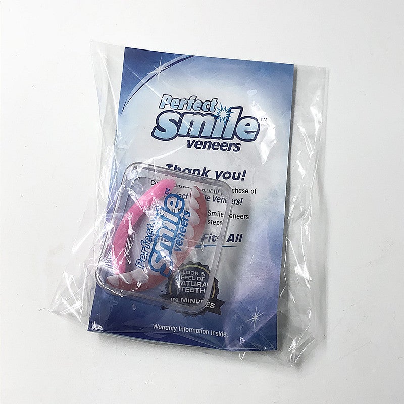 Upper And Lower Teeth Artificial Braces Whitening Set Second Generation Silicone Artificial Teeth Denture Set Sap On Smie - Image 1