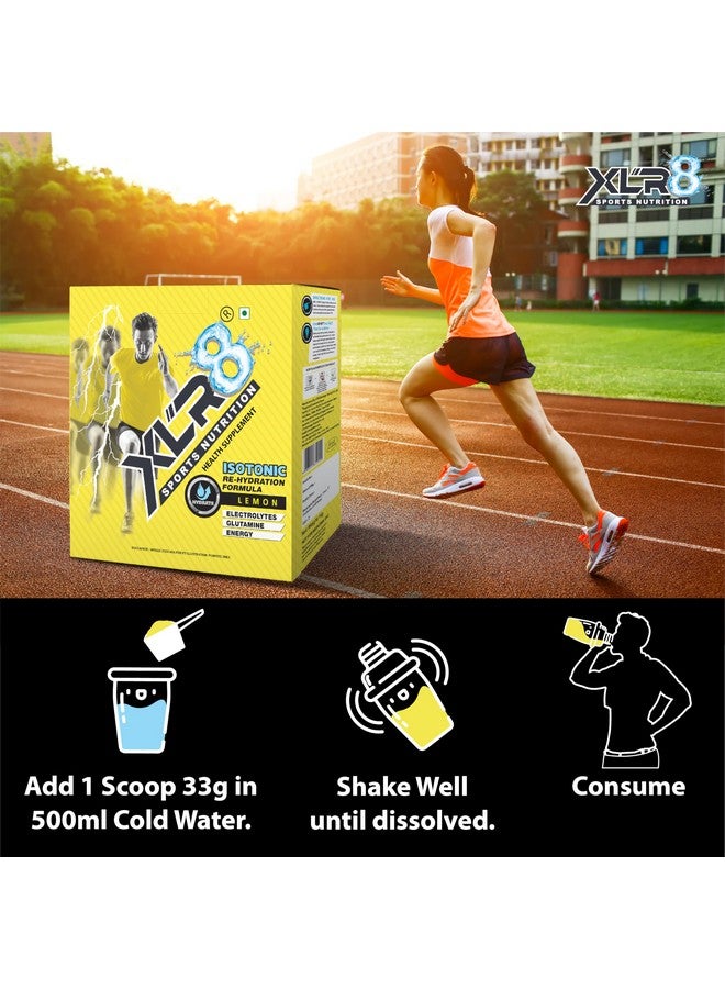 XLR8 Electrolytes Powder | Energy Drink Hydration Powder - Lemon, 1kg | Isotonic Gym Workout & Endurance Supplement - Image 5
