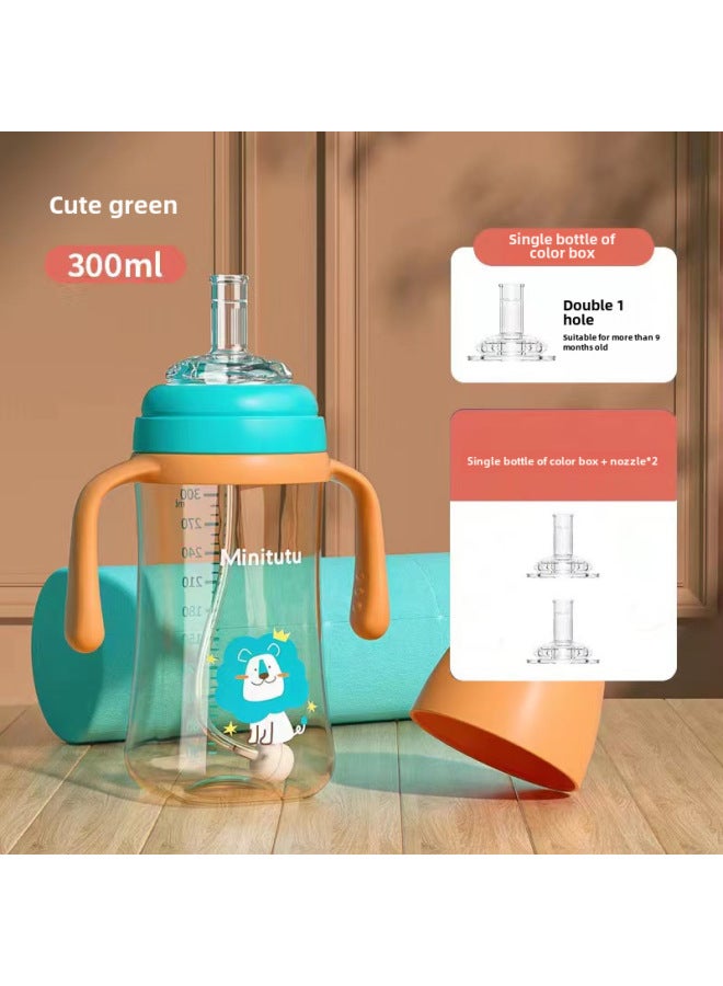 ميني توتو نانو كولور فايد ماوث بي بي كوب واحد ثلاثي الاستخدام كوب الشفاطة زجاجة الرضاعة حلمة الشفط فوهة منقار البط للرضع 300