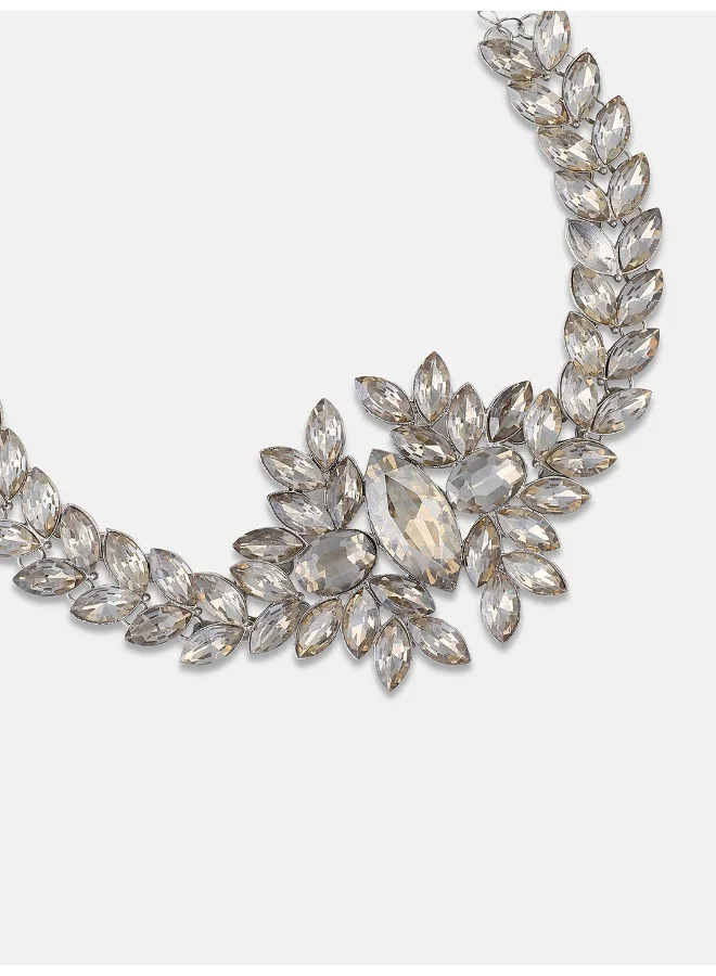 SOHI Marquise Statement Artificial Necklace Jewellery