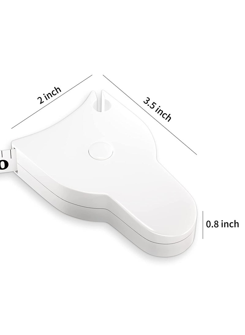 Generic SHOPOLIFE Measuring Tape Accurate Scale in Cm and Inch Dual Side Measurement TailorSewingHandCraftDesign Layout Tool for Measure All Body Parts Lock and Pin System Tape 1 Pc Multicolor  - Image 4
