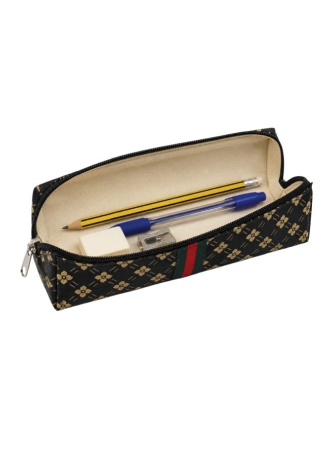 Floral Pencil Case With a Single Zipper | Small and Stylish Pencil Case for School Supplies - Image 2