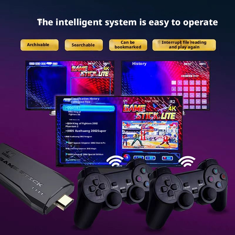 M8 Retro Home Game Console with Dual Wireless Controllers, HDMI Output - Image 3