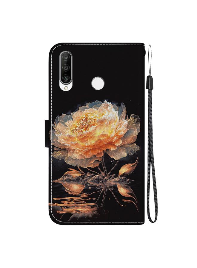 Green Tiger Case For Huawei P30 Lite / nova 4e Crystal Texture Colored Drawing Leather Phone Case - Image 3