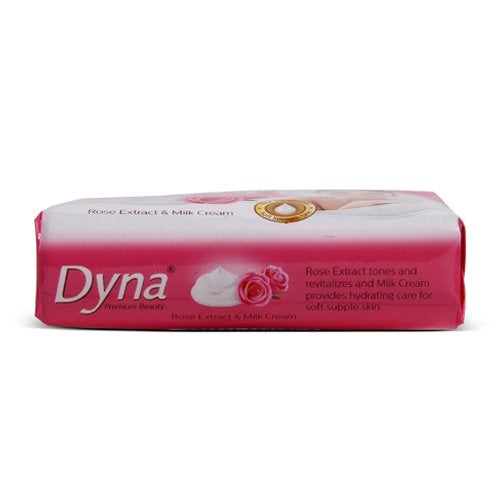 DYNA صابون دينا، حليب وورد، 100 جرام (عبوة من 4) - Image 5