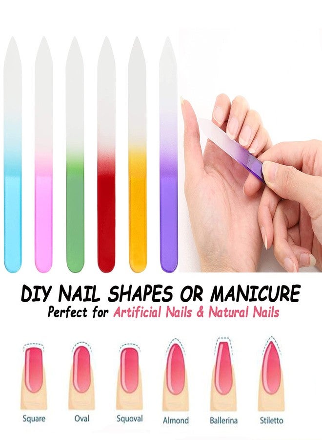 Tecbeauty 42PCS Glass Nail Files Double Sided Crystal File Manicure Tool for Nail Care - Image 3