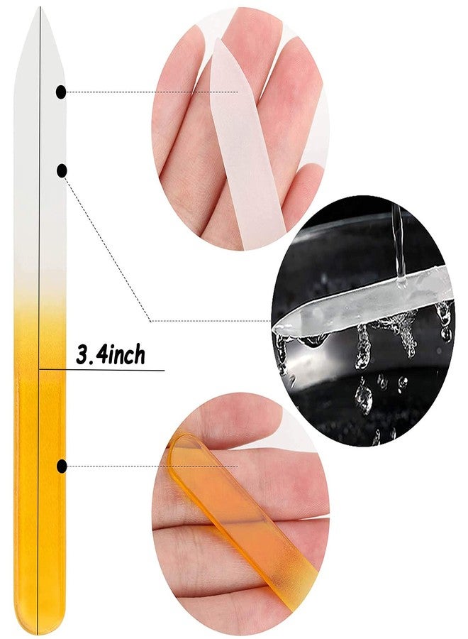 Tecbeauty 42PCS Glass Nail Files Double Sided Crystal File Manicure Tool for Nail Care - Image 5