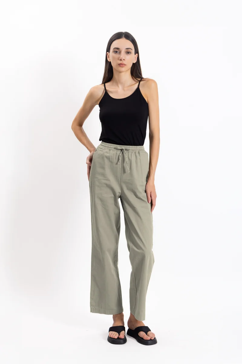 SHAPES COMFORT STRAIGHT COTTON TROUSERS
