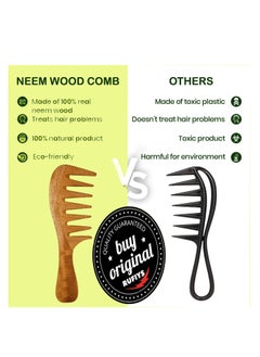 Rufiys Pure Neem Wooden Comb for Women & Men | Neem Wood Comb for Hair Growth | Wide Tooth Hair comb | Dandruff Comb - pzsku/Z338A82E127D911D6B4D1Z/45/_/1732354016/c035bcf8-57e0-41b8-9295-186ffbf8873c