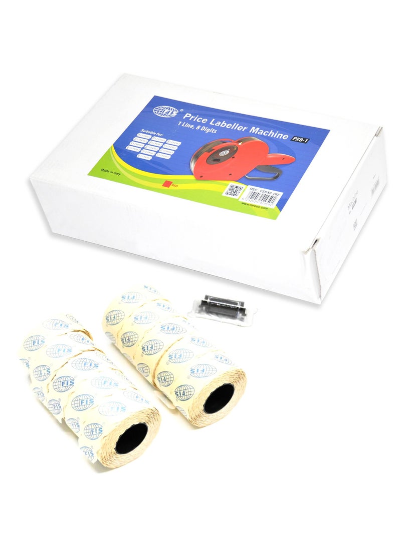 FIS ITALY. LAB.MACHINE 8-1RE FSPX22X12MM+INK ROLLER PRIKSM (SET) - Image 2