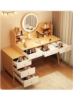 keke Multifunctional Makeup Vanity Dressing Table with Drawers 115 CM  - Image 3