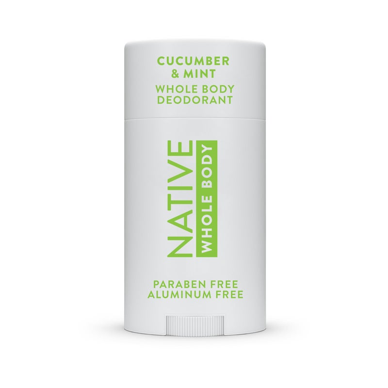 Native Whole Body Deodorant Stick Contains Naturally Derived Ingredients Deodorant for Men and Women 72 Hour Odor Protection Aluminum Free with Coconut Oil and Shea Butter Cucumber Mint