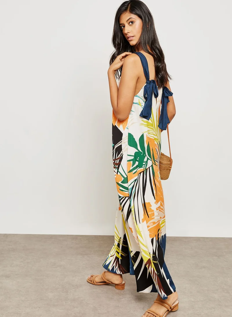 FOREVER 21 Tropical Print Dress