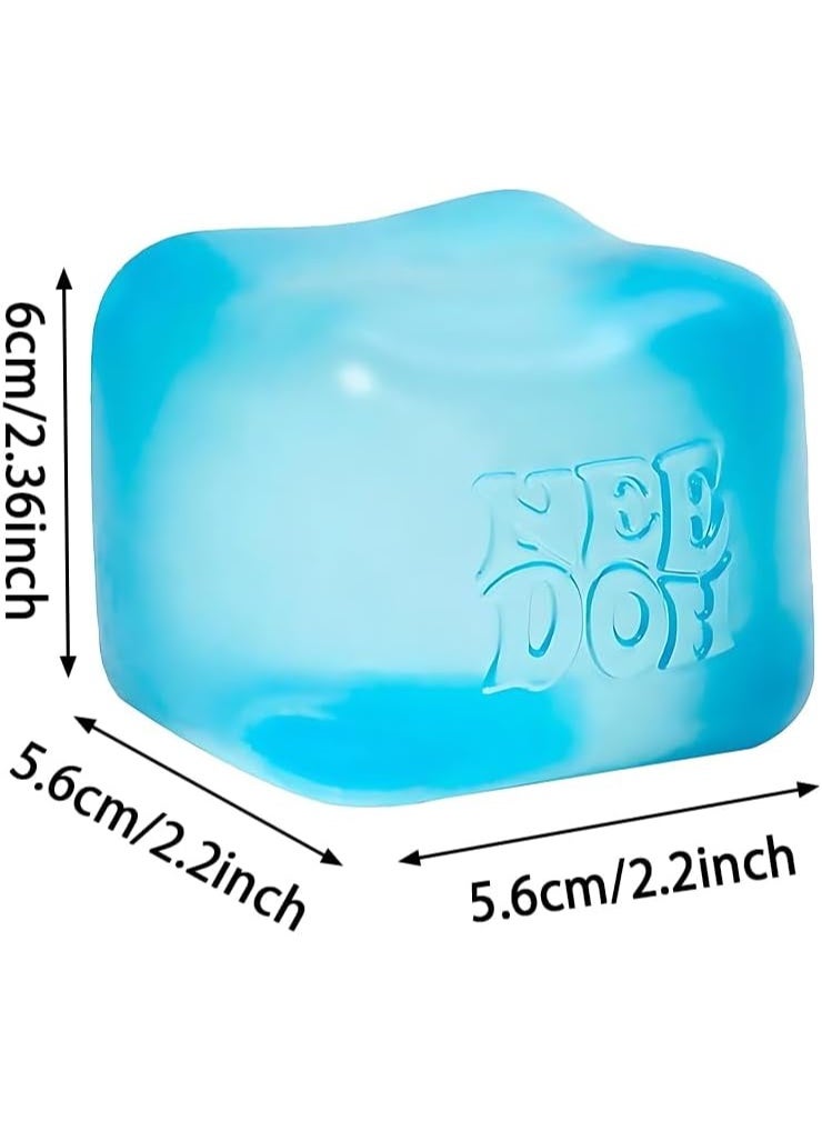 NeeDoh Sensory Stress Cube – High-Density Gel Filled Squishy Fidget Toy for Kids & Adults | Premium Matte Texture Stress Ball for Anxiety Relief & Autism Support | Durable Office Desk Decompression Accessory - Image 2
