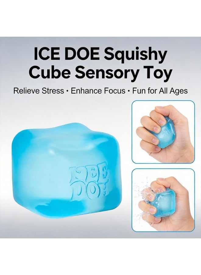 NeeDoh Sensory Stress Cube – High-Density Gel Filled Squishy Fidget Toy for Kids & Adults | Premium Matte Texture Stress Ball for Anxiety Relief & Autism Support | Durable Office Desk Decompression Accessory - Image 5