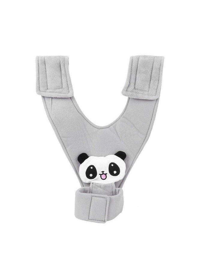 Zerodis Baby Trolley Feeding Cloth Stroller Feeding Aid Belt Baby Feeding Bottle Fixing Bracket Adjustable Bottle Sling For Mother Hands Free(Panda)  - Image 2