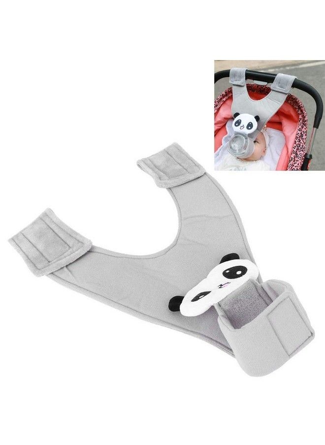 Zerodis Baby Trolley Feeding Cloth Stroller Feeding Aid Belt Baby Feeding Bottle Fixing Bracket Adjustable Bottle Sling For Mother Hands Free(Panda)  - Image 5