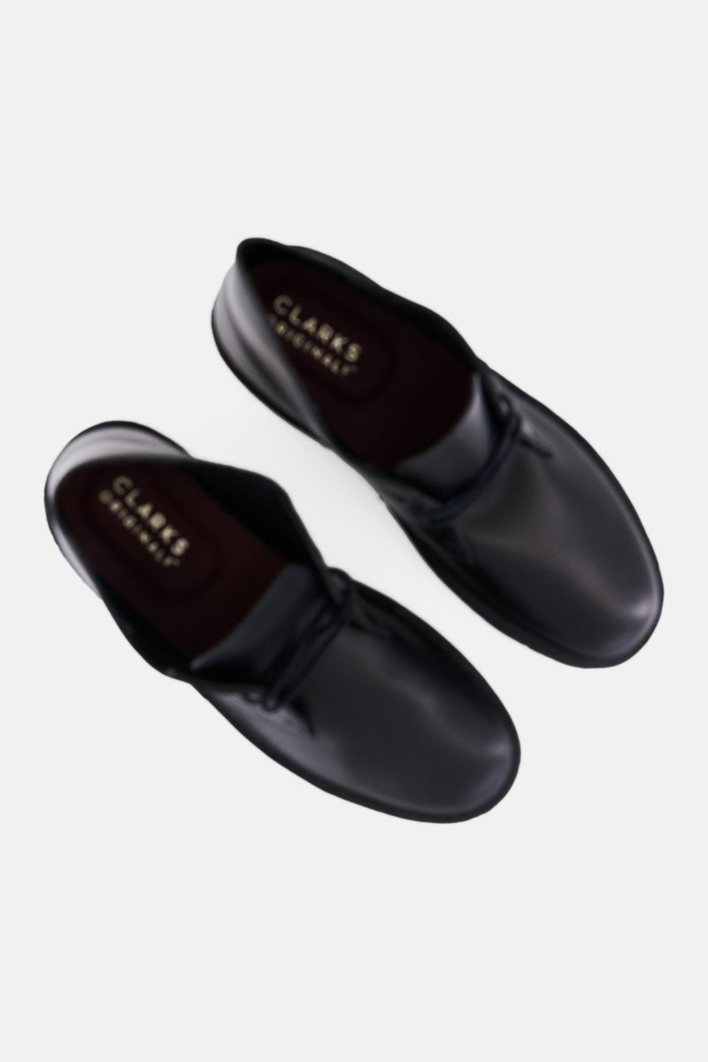 clarks أحذية أنكل جلدية للرجال، سوداء، عادية في الصحراء - Image 4