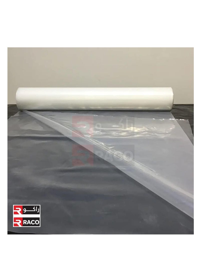 RACO Durable Polythene Sheet Roll for Floors and Furniture Protuct from Dust and Water when Painting and Decorating (200G, 10M)