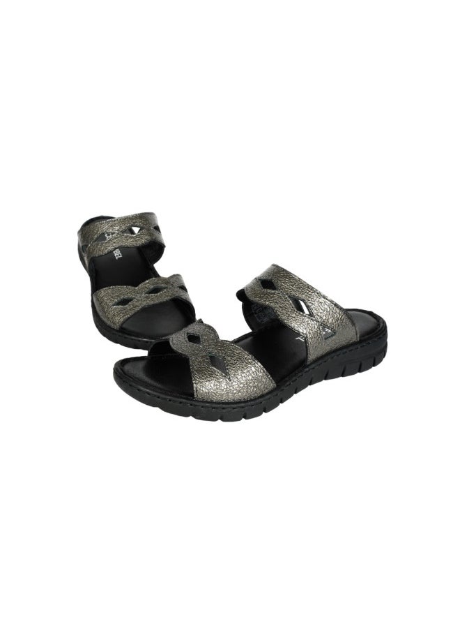 Josef Seibel 071-2231 Josef Seibel Ladies Casual Flat Sandals 93466 Platin  - Image 2