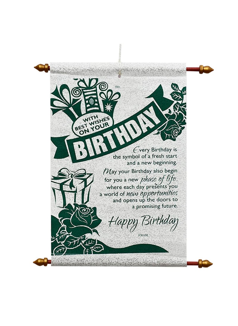 Saugat Traders Saugat Traders Happy Birthday Scroll Card for Best Friend, Girls,Sister, Wife or Husband  - Image 1