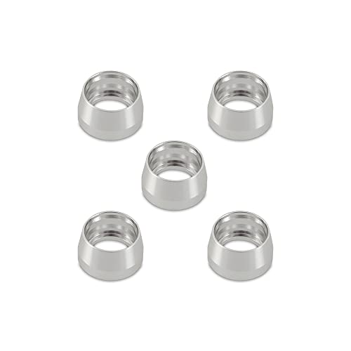 Mishimoto MMFT-RPF-06 PTFE Braided Line Replacement Ferrule -6AN, 5 Pack - Image 1