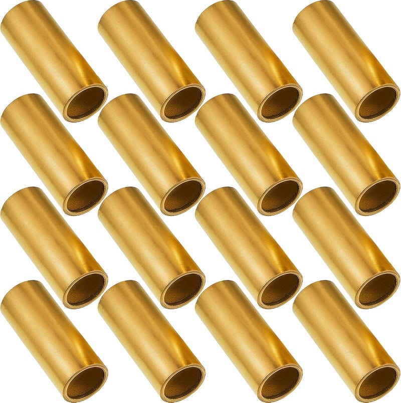 Dunzy 16 Pcs Trailer Leaf Spring Bushing Kit - Brass Shackle Bushings for Trailer Axle Replacement - Image 1