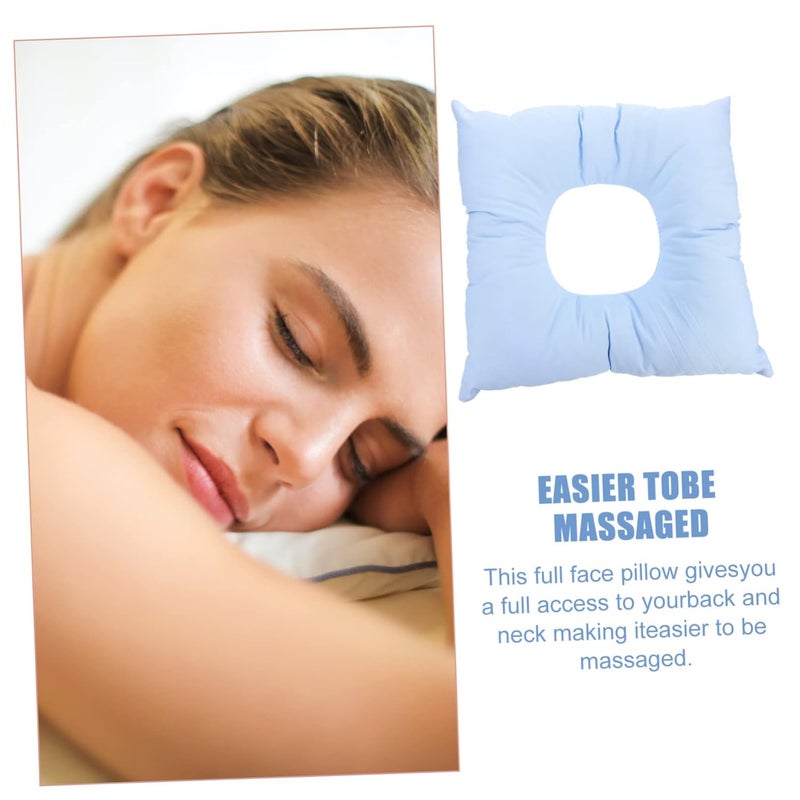 وسادة وجه صالون تجميل مريحة للتدليك دونات هول أو هول لاسترخاء الجسم سبا مسند رأس - Image 4