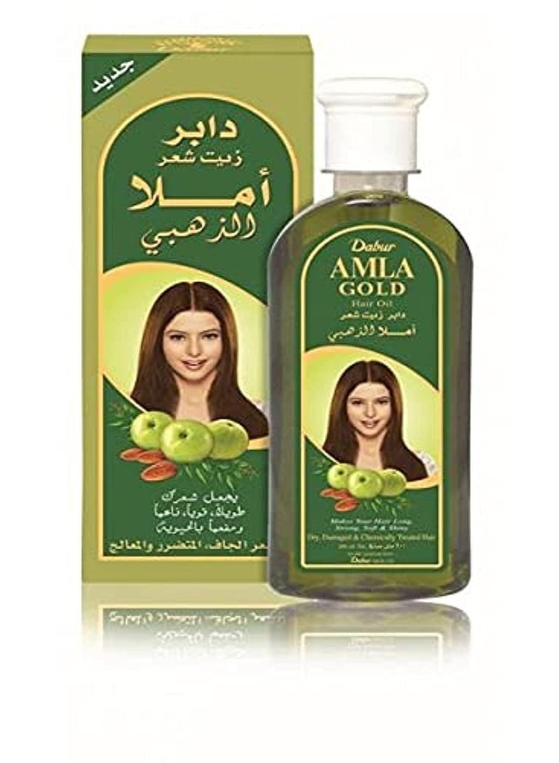 دابر املا زيت الشعر ذهبي  270 مل - Image 2