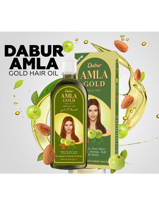 دابر املا زيت الشعر ذهبي  270 مل - Image 3