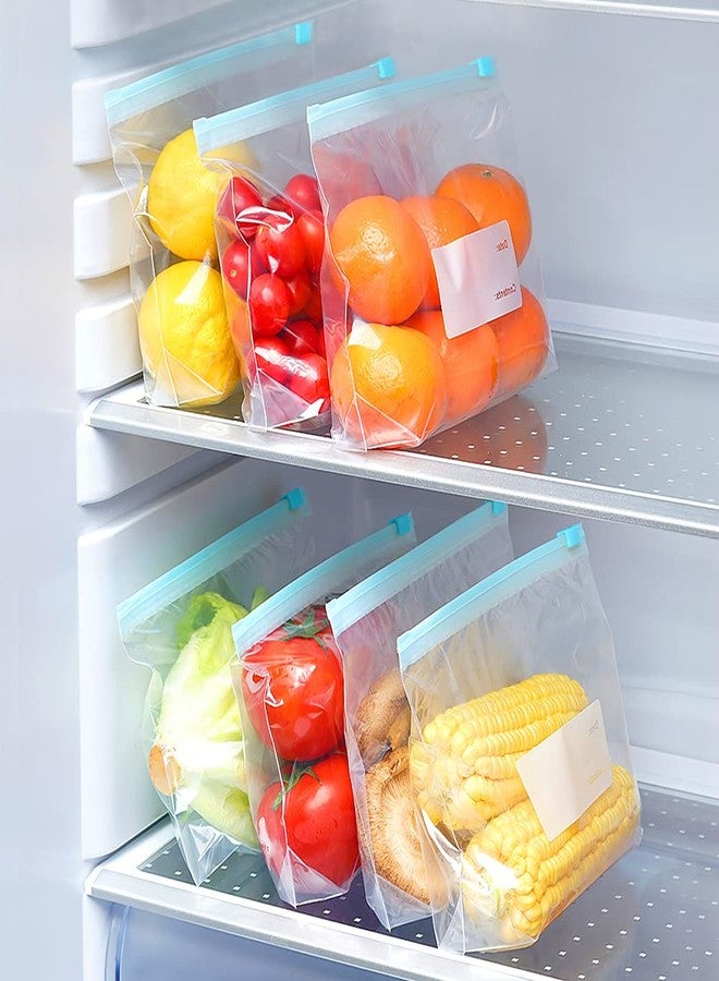 ELEPHANTBOAT® 30 Pcs of Food Storage Bags with Ziplock,Large Size,Reusable Sandwich,Snack,Freezer Bags for Lunch,Travel and Kitchen Organization - Image 1