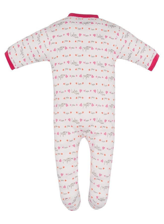 Magic Town® 100% Hosiery Cotton Unisex Romper for Kids and Infants Set of 3 (Pink) (6-9 Months) - Image 5