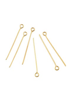 Generic Berlin Gold Hair Pins 3cm Small Round Hole Design (Pack of 500)  - Image 1