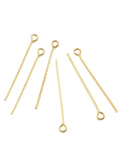 Generic Berlin Gold Hair Pins 3cm Small Round Hole Design (Pack of 500)  - Image 2