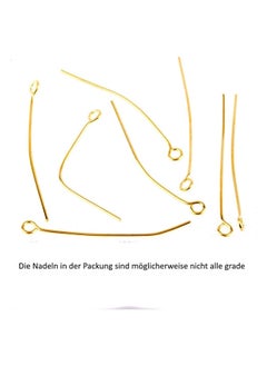 Generic Berlin Gold Hair Pins 3cm Small Round Hole Design (Pack of 500)  - Image 4