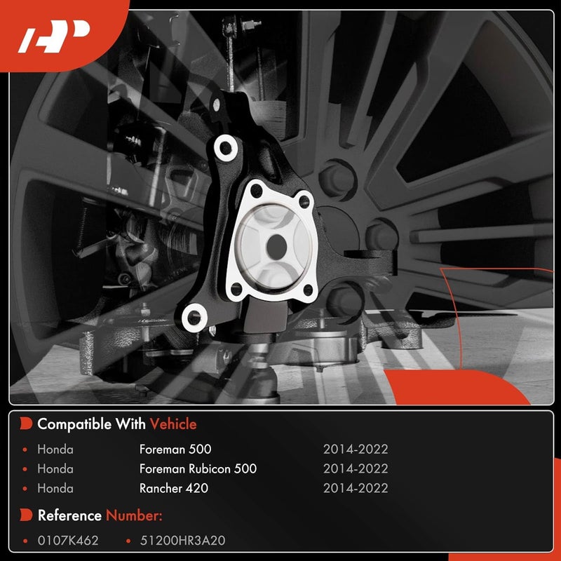 A-Premium Front Suspension Steering Knuckle for Honda - Image 2