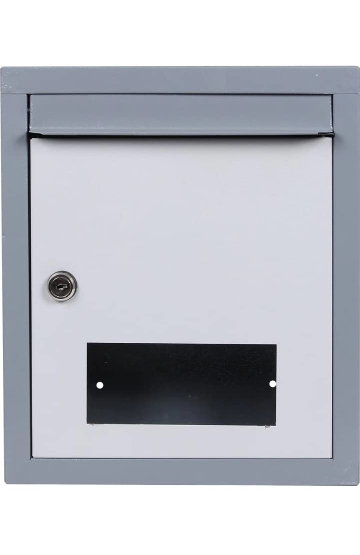 SPYLOCK Metal Suggestion Box Compaint Box Mail Box Letter Box Wall Mountable Box Donation Box Suggestion Box for Office SchoolCollage Grey - Image 2