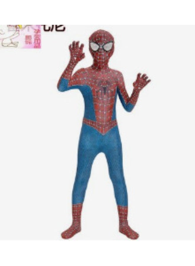 NIBEMINENT Children's Halloween Spider-Man tight-fitting suit cosplay Miles suit Ultraman boy performance costume  - Image 1