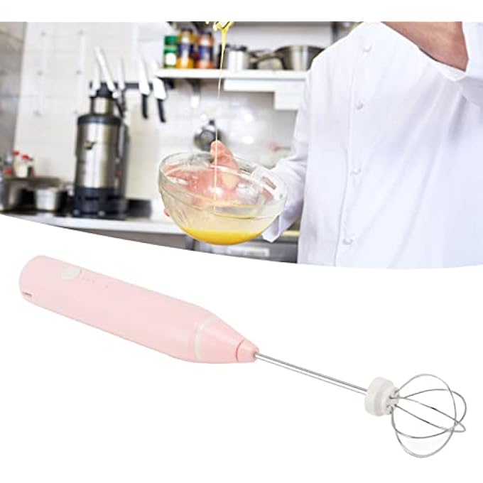 Sorandy Usb Rechargeable Milk Frother Handheld Foam Maker Speed Electric Foam Maker With 2 Stainless Whisk For Cappuccino Latte Coffee Chocolate Coconut Milk Protein Powder - Image 5