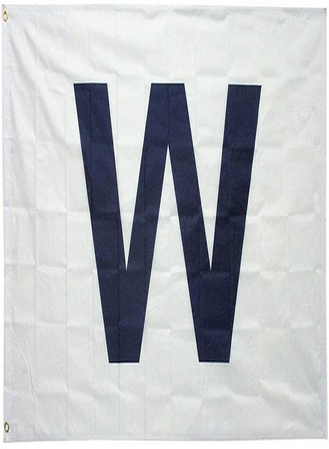 Time Roaming 3x5 Ft Chicago Wrigley Field W Win Polyester Flag with Brass Grommets - Image 3