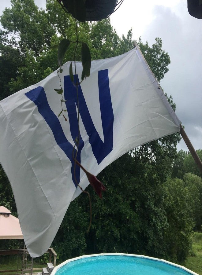 Time Roaming 3x5 Ft Chicago Wrigley Field W Win Polyester Flag with Brass Grommets - Image 5