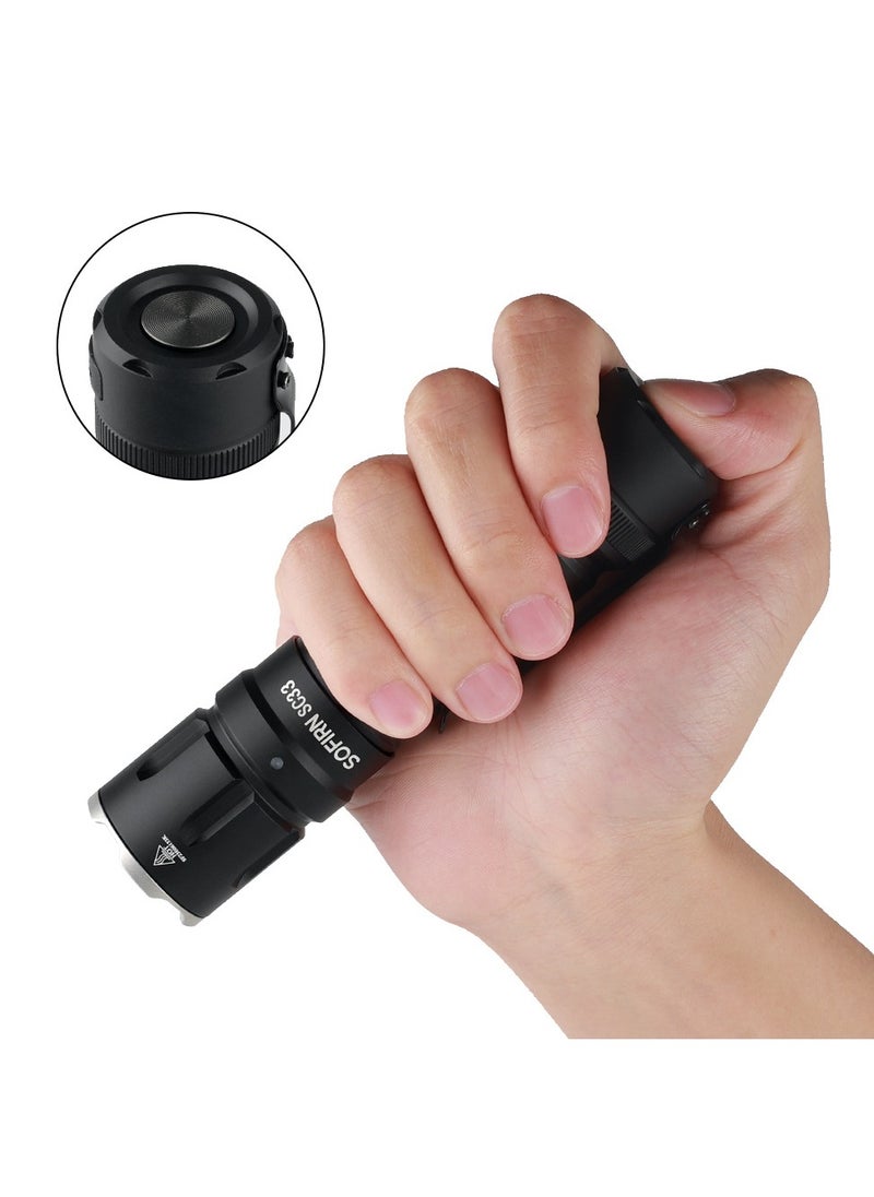 Sofirn SC28 XHP50B HD LED 2800Lm Type C Rechargeable Flashlight Portable Powerful 21700 Torch EDC Flash Light IPX8 For Camping  - Image 3
