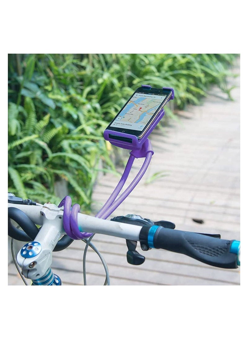 ماركة غير محددة - Universal Hanging on Neck Lazy Phone Holder DIY Free Rotating Stand on Table Smart Multiple Functions Mobile Phone Mount Stand - Image 1