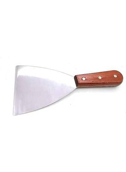 Pass Pass passpass Wooden Handle Stainless Steel Pastry Scraper Cutter Kitchen Cuisine Steak Chocolate Putty ShovelPack of 2  - Image 3