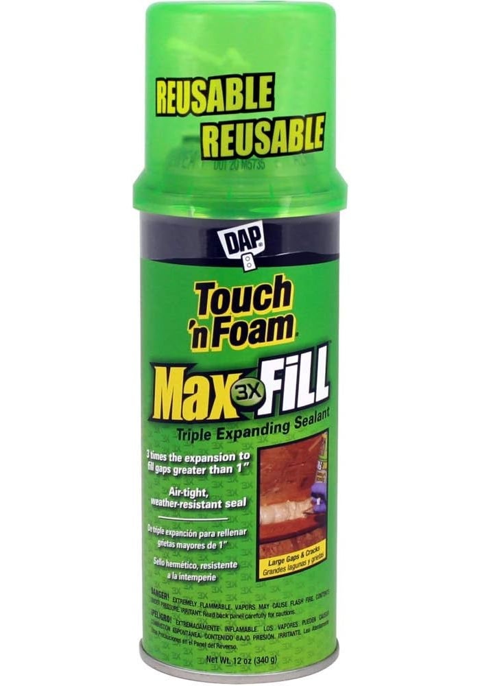 DAP Touch 'n Foam MaxFill Expanding Sealant, 12Oz - Image 1