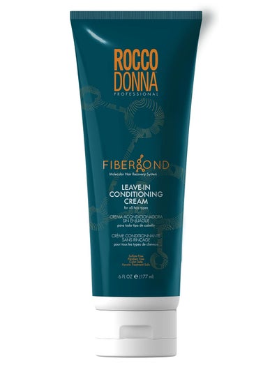 Rocco Donna Fiberbond Leavein Conditioning Cream  Molecular Hair Recovery System 6 oz