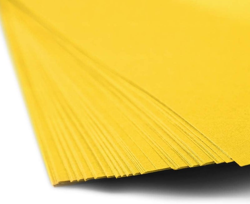 JAM Paper Colored 24lb Paper - 90 gsm - 8.5 x 11 - Yellow Recycled - 100 Sheets/Pack - Image 2
