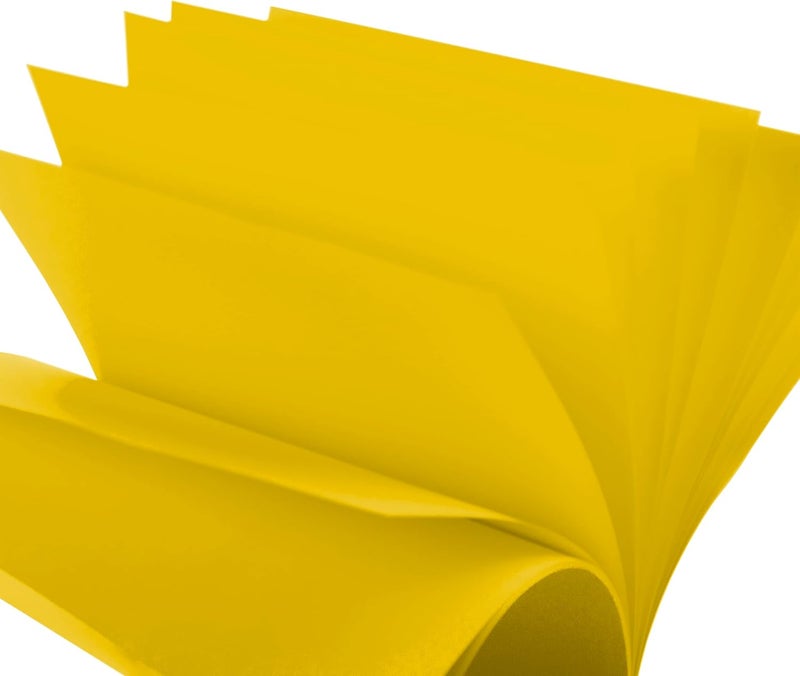 JAM Paper Colored 24lb Paper - 90 gsm - 8.5 x 11 - Yellow Recycled - 100 Sheets/Pack - Image 5